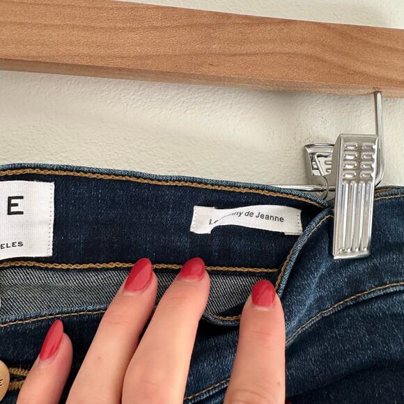 FRAME Le Skinny de Jeanne Jeans Dark Wash 30 - Picture 7 of 11